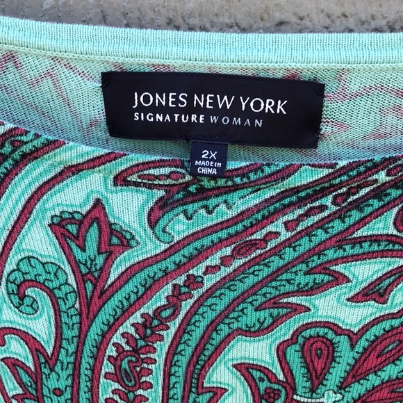 NWT Jones New York Signature Woman Size 2X top shirt - Picture 3 of 5